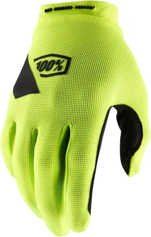 100% RIDECAMP Men's Motocross & Mountain Biking Gloves - Lightweight MTB & Dirt Bike Riding Protective Gear