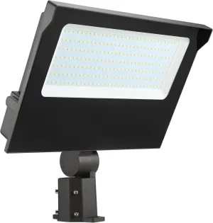 150W LED Parking Lot Light with Dusk to Dawn Photocell Sensor, 21000LM 5000k 100-277V IP65 Waterproof Slip Fitter Mount LED Flood Light
