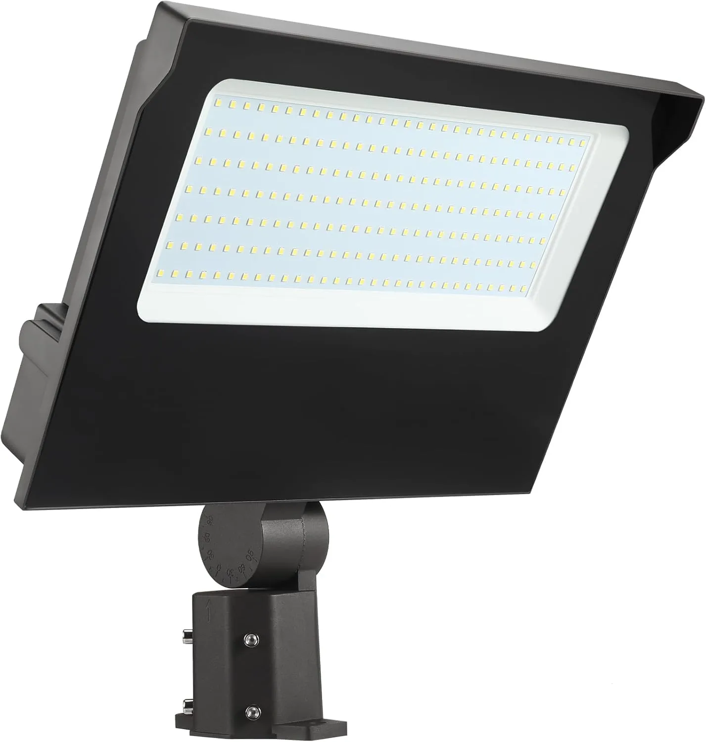 150W LED Parking Lot Light with Dusk to Dawn Photocell Sensor, 21000LM 5000k 100-277V IP65 Waterproof Slip Fitter Mount LED Flood Light