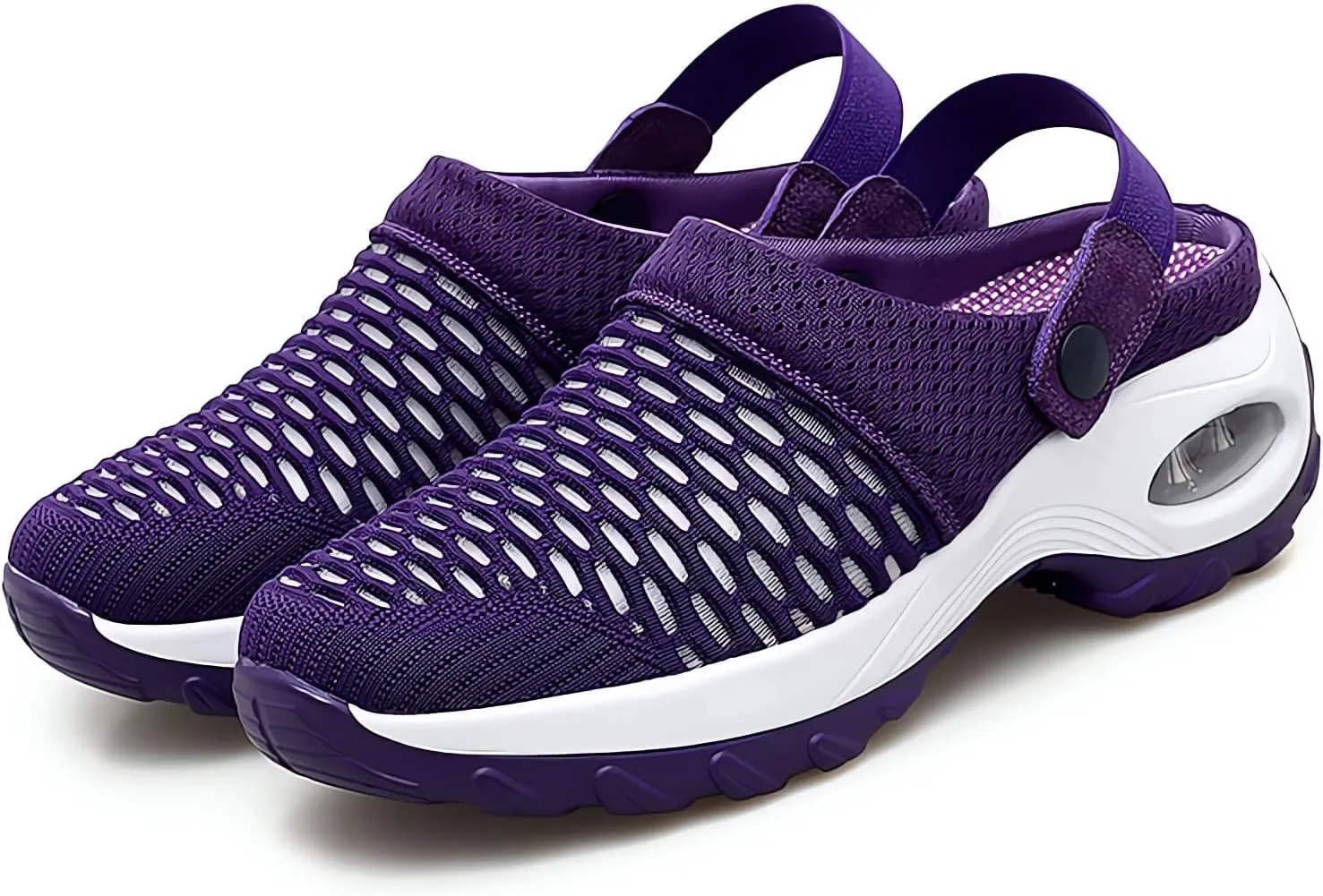 2024 New Air Cushion Orthopedic Slip on Shoes Air Cushion Slip-on Diabetic Walking Shoes for Women Wide Width