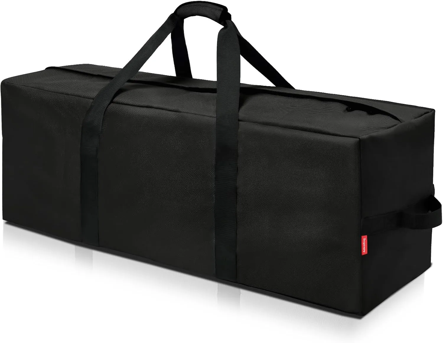 36'' Sports Duffle Bag - Extra Large Travel Duffel Tote Bag Gym Overnight Weekender Shopping Christmas Tree Bag with 2-Way Durable Zippers Water Resistant, Black, 1 Pack