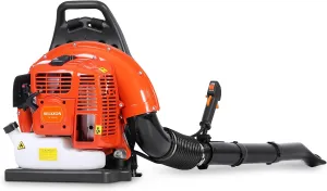 63 CC Gas Backpack Leaf Blower, 2-Stroke, 665 CFM & 205 MPH, Ergonomic & Fuel-Efficient, Low-Noise, Cruise Control – Commercial-Grade Yard Cleanup for Leaves, Debris & Light Snow (R655 PRO)
