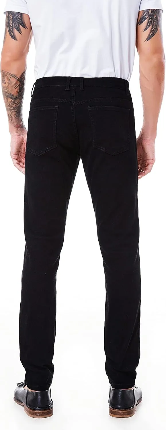 ABSECAI Mens Jeans Pants Skinny Slim Fit Comfy Fashion Denim Stretch Fit