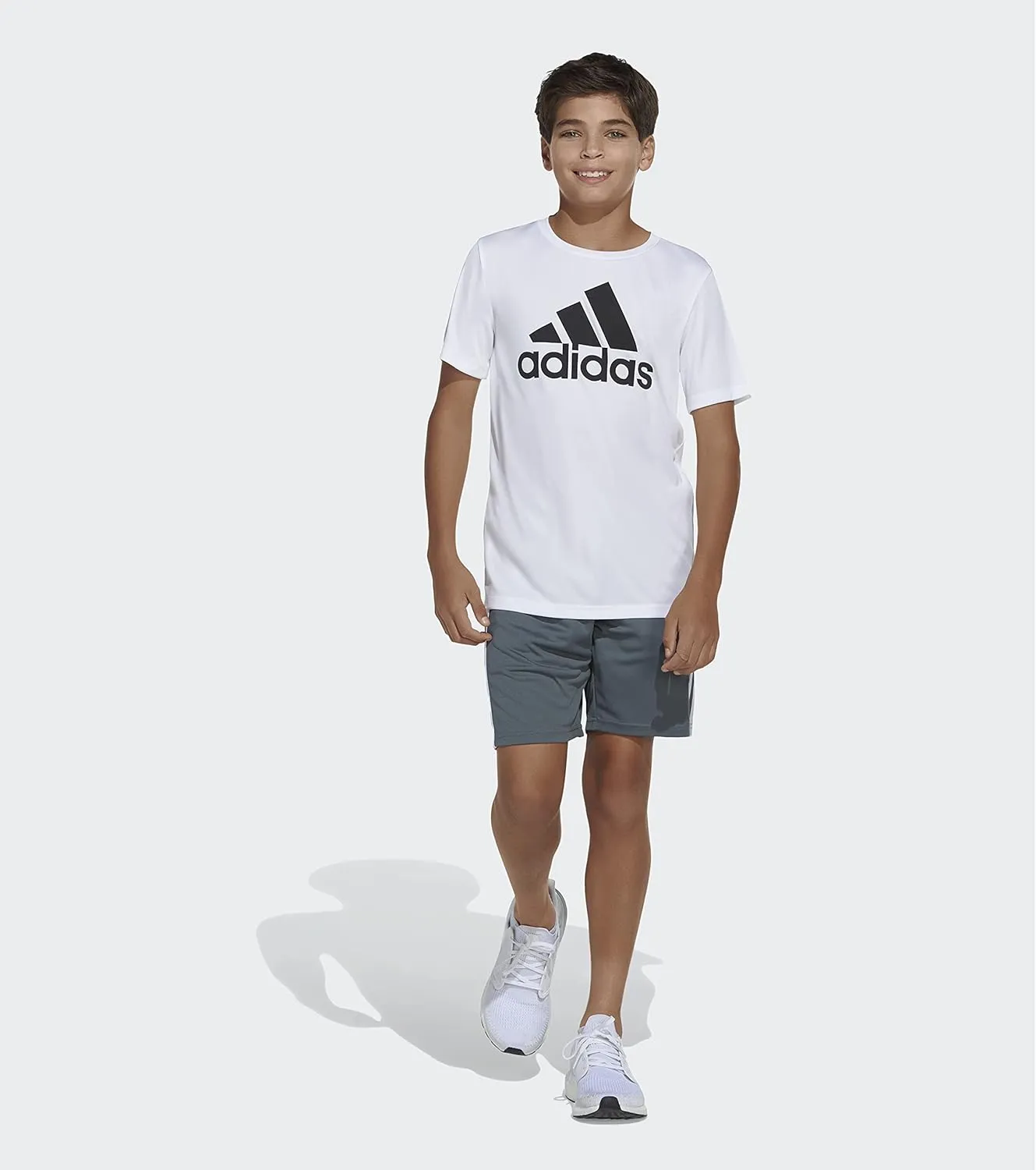 adidas Boys' Classic 3-Stripes Shorts