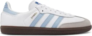 adidas Samba OG Men's Sneaker (White Sky Blue, 10.5)