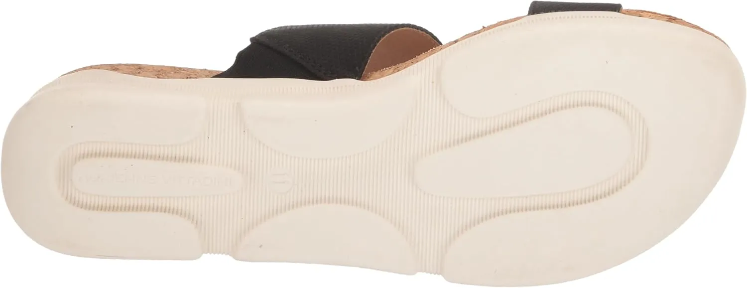 Adrienne Vittadini Women's Chip Flat Sandal