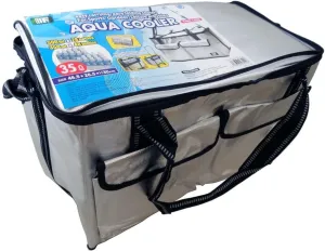 Adroit Insulated Cooler Bag | 35 Liter Capacity | 46.5 x 26.5 x 30 cm Dimensions | Dual Carrying Options | Front Pockets | Wheeled Cart Attachment