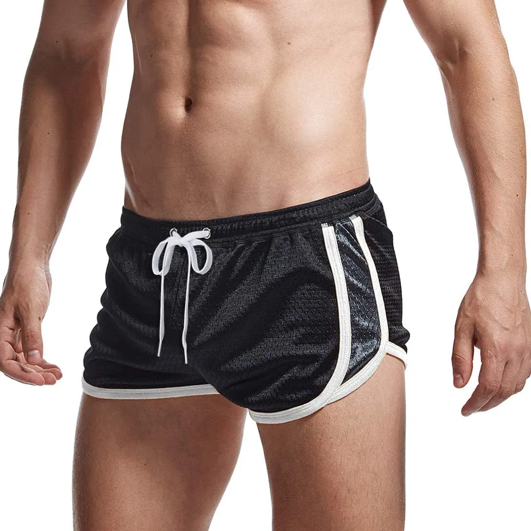 AIMPACT Mens Running Shorts Breathing Workout Gym Booty Short Shorts Sexy