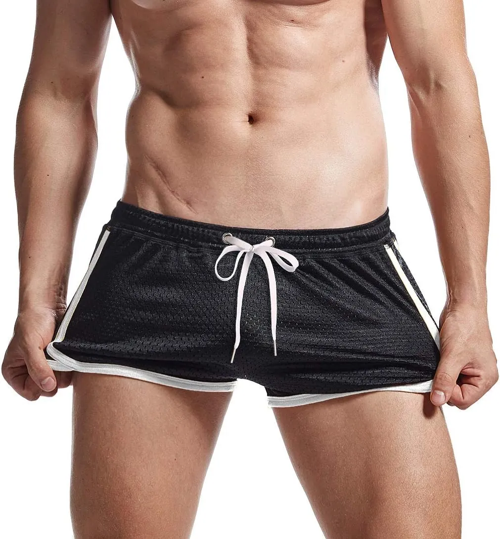 AIMPACT Mens Running Shorts Breathing Workout Gym Booty Short Shorts Sexy