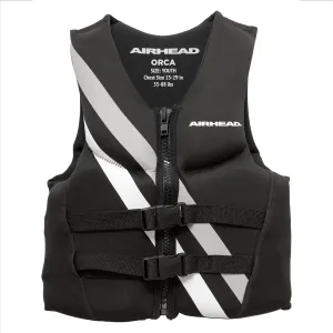 Airhead Orca Neoprene Kwik-Dry Neolite Life Jacket, USCG Approved Adult, Youth and Child Sizes