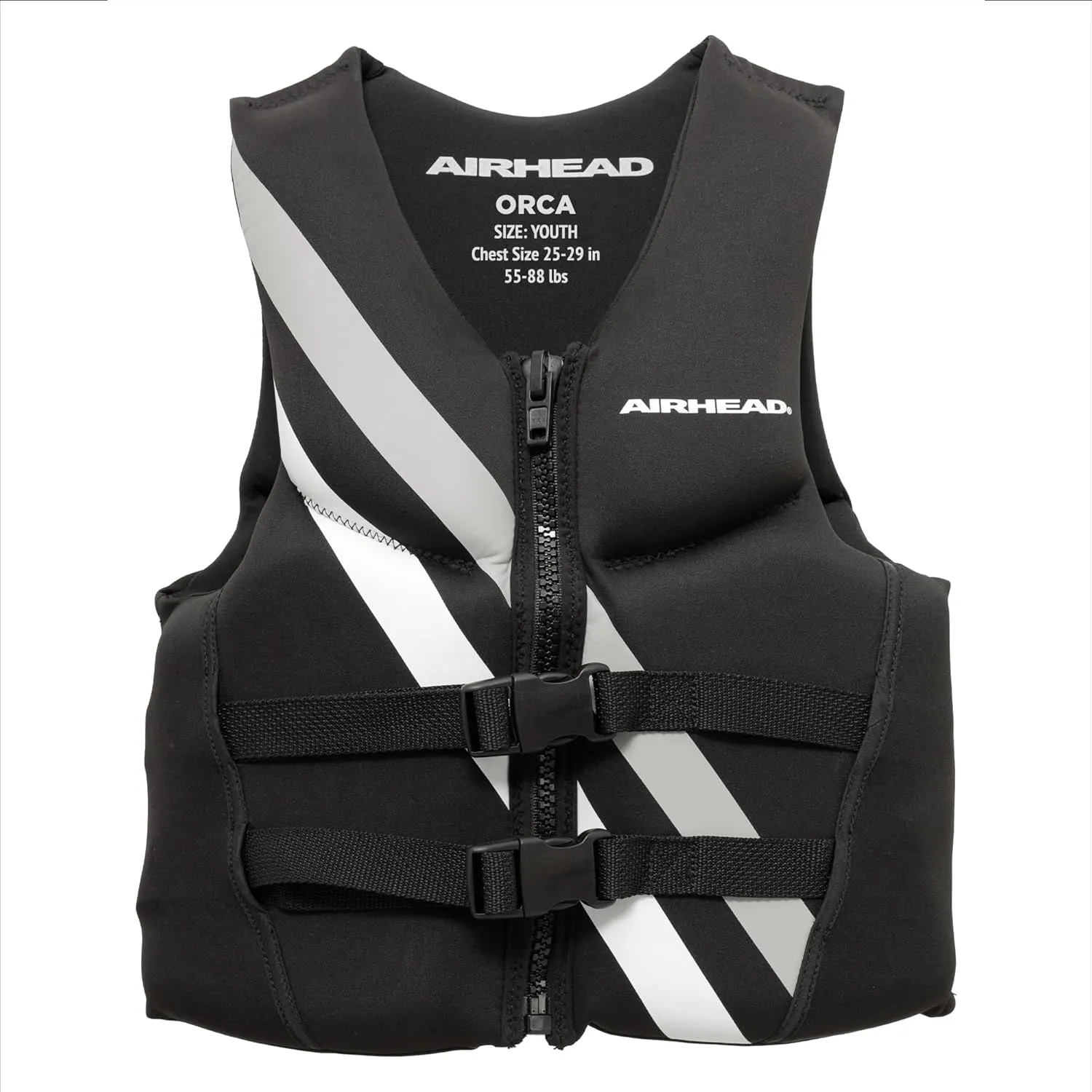 Airhead Orca Neoprene Kwik-Dry Neolite Life Jacket, USCG Approved Adult, Youth and Child Sizes