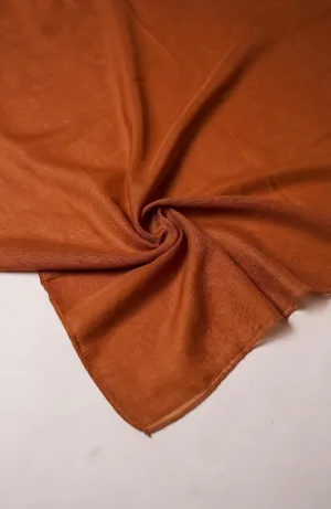 Airy Cotton Hijab-Buff Orange