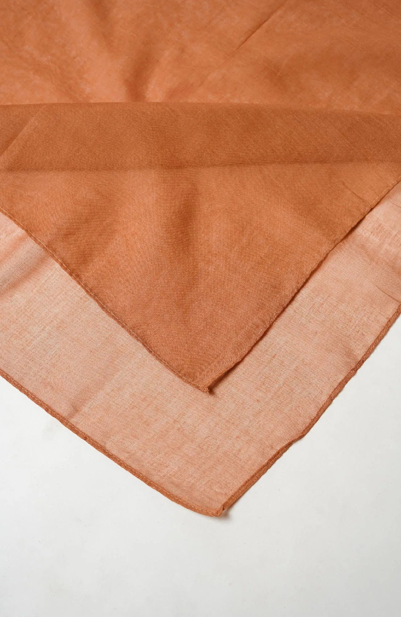 Airy Cotton Hijab-Buff Orange