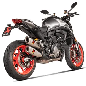 Akrapovic Slip-On Exhausts - 2021-2024 Ducati Monster 937 / 937 Plus / 937 SP