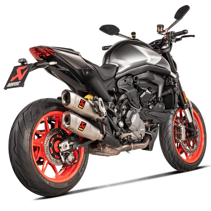 Akrapovic Slip-On Exhausts - 2021-2024 Ducati Monster 937 / 937 Plus / 937 SP