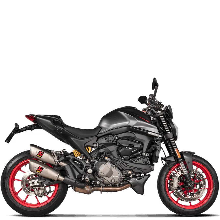 Akrapovic Slip-On Exhausts - 2021-2024 Ducati Monster 937 / 937 Plus / 937 SP