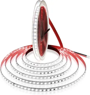 ALITOVE 65.6ft White LED Strip Lights Daylight 6000K 24V Ultra-Bright 120LEDS/M High-Density LED Flexible Light Strip 20M 2400 LEDs 2835 SMD Commercial Grade Rope Lights (No Power Adapter)