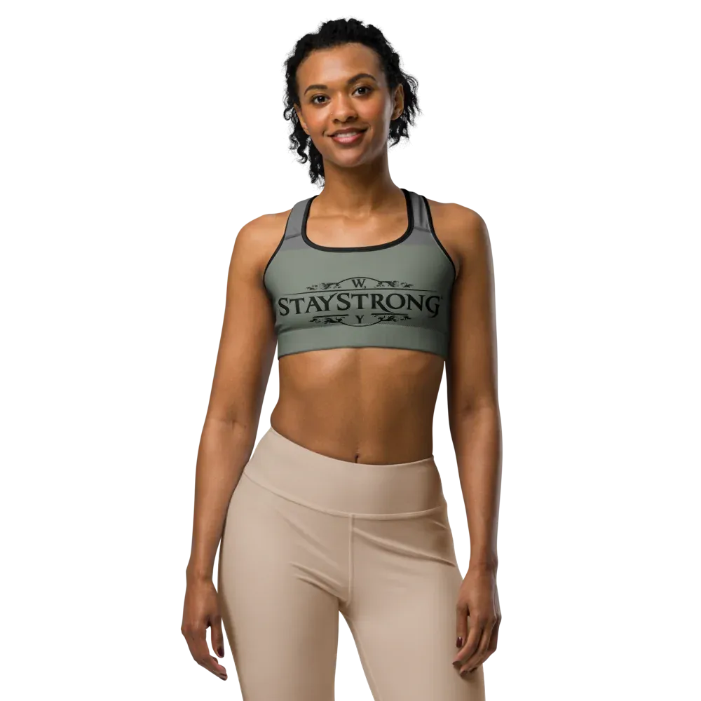 All-Over Print Sports Bra