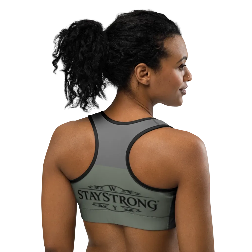 All-Over Print Sports Bra