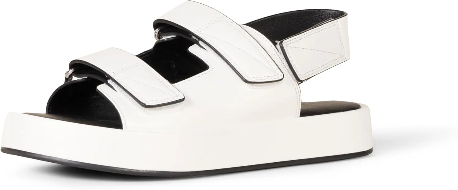 Amazon Essentials Women's Adjustable Triple Strap Flat Platform Sandal