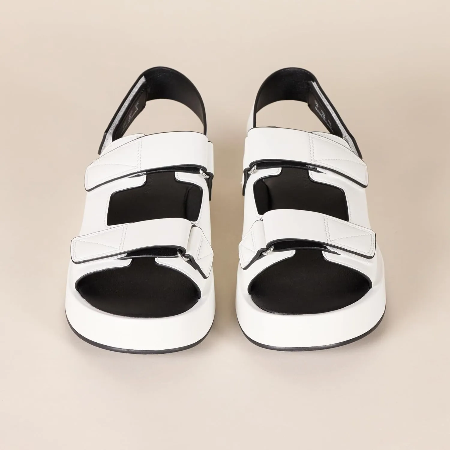 Amazon Essentials Women's Adjustable Triple Strap Flat Platform Sandal