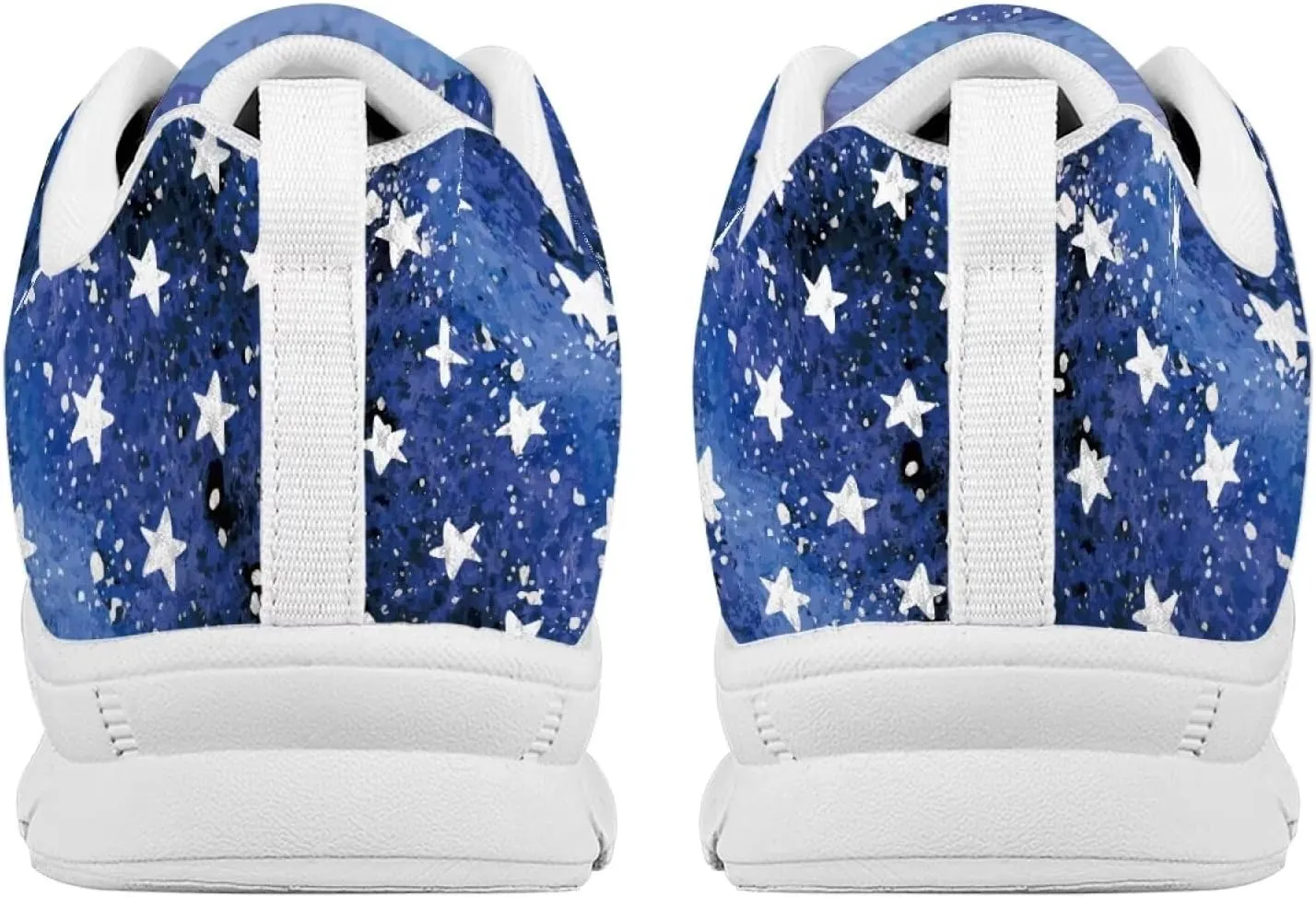 AmzPrint Womens White Sole Walking Shoes Fruit Print Strawberry Shoes Women Slip On Light Weight Mesh Sneakers Size 5.5-13.5