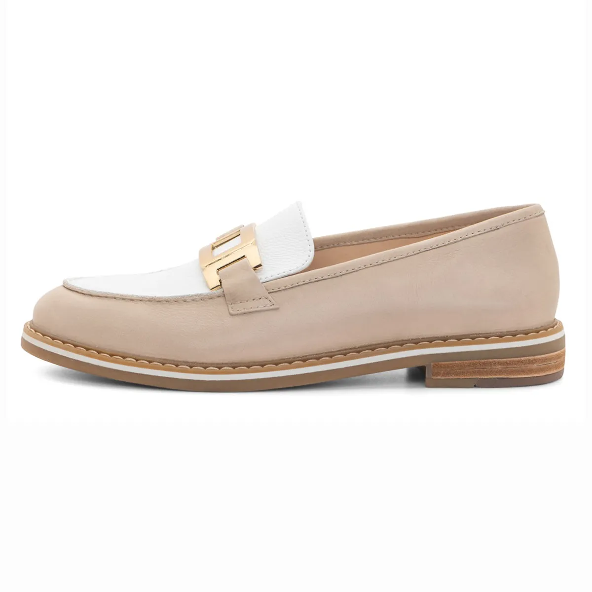 Ara Katsura Loafer in Shell & White