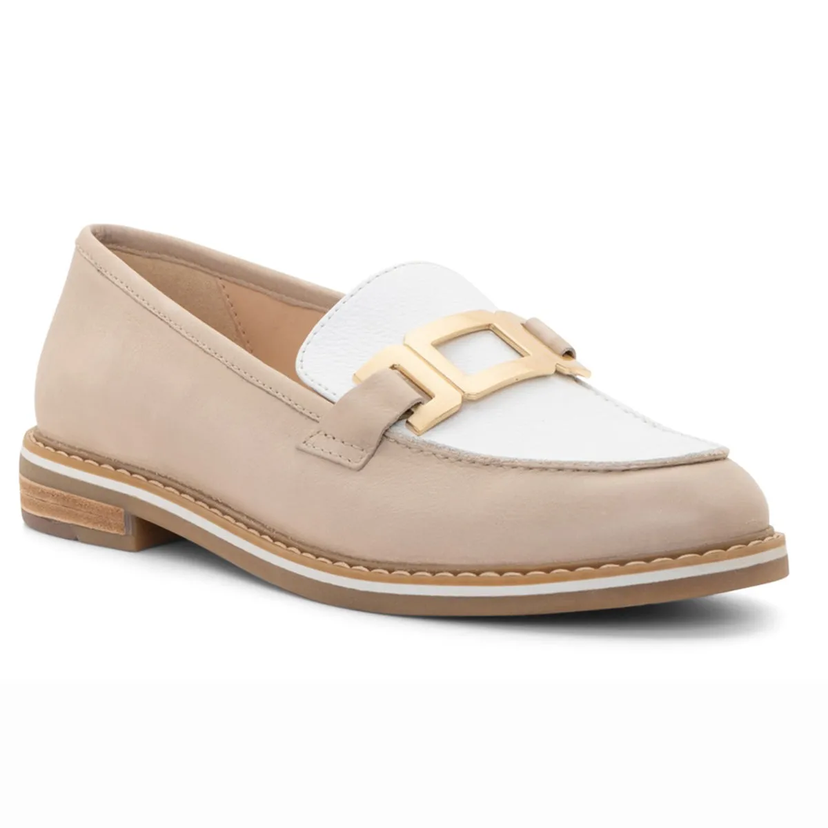 Ara Katsura Loafer in Shell & White