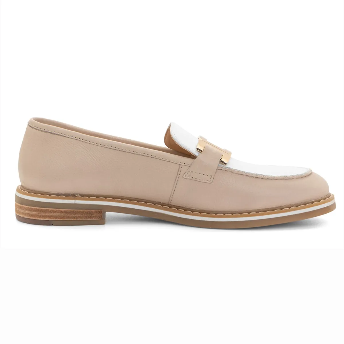Ara Katsura Loafer in Shell & White