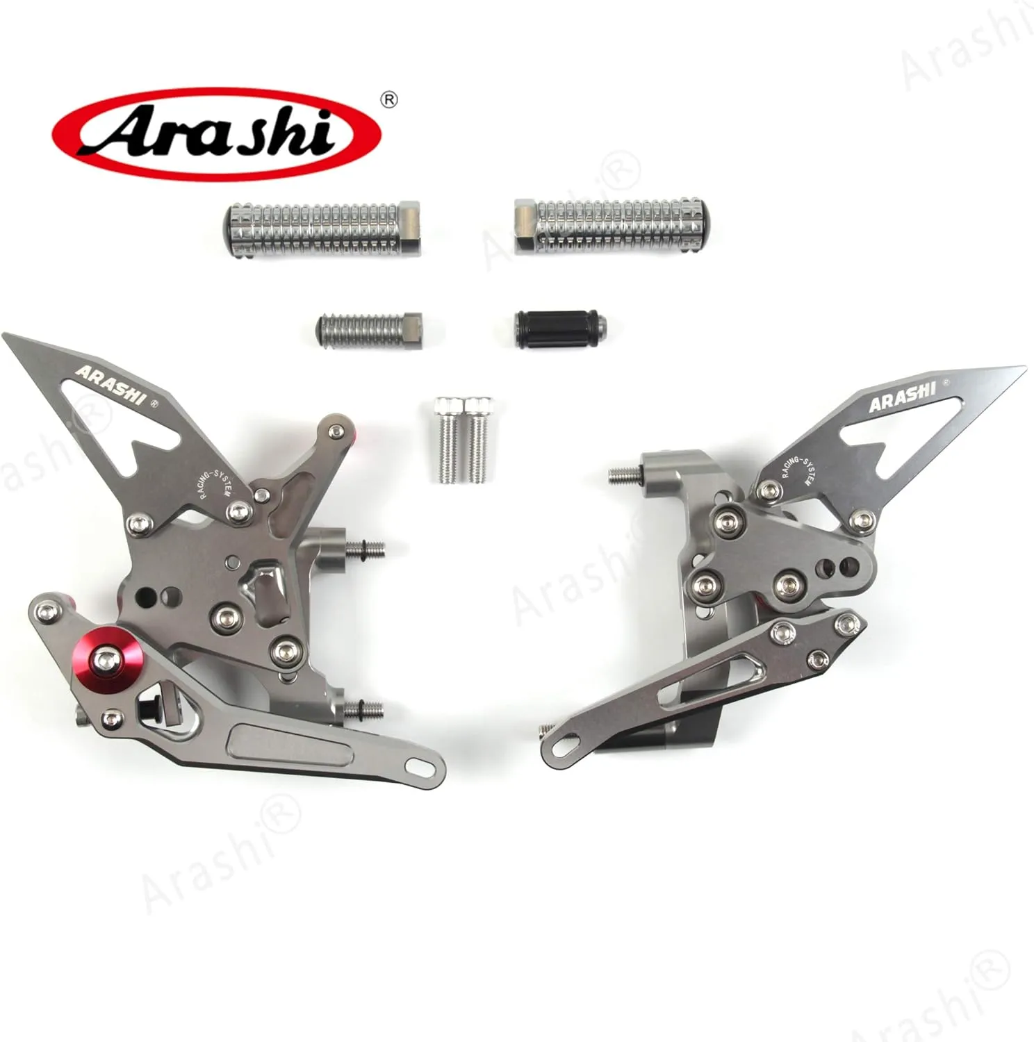 Arashi (Version 2.0) Rearsets for DUCATI 1199 1199S 1199R Panigale Superleggera 2012-2017/899 Panigale 2014 2015 Motorcycle Adjustable Footrests FootPegs Rear Sets 1199 S R Gray 2013 2016