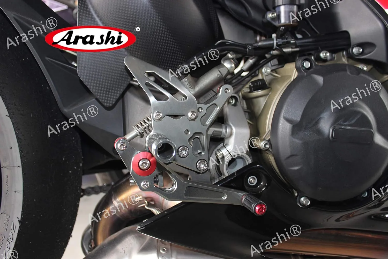 Arashi (Version 2.0) Rearsets for DUCATI 1199 1199S 1199R Panigale Superleggera 2012-2017/899 Panigale 2014 2015 Motorcycle Adjustable Footrests FootPegs Rear Sets 1199 S R Gray 2013 2016
