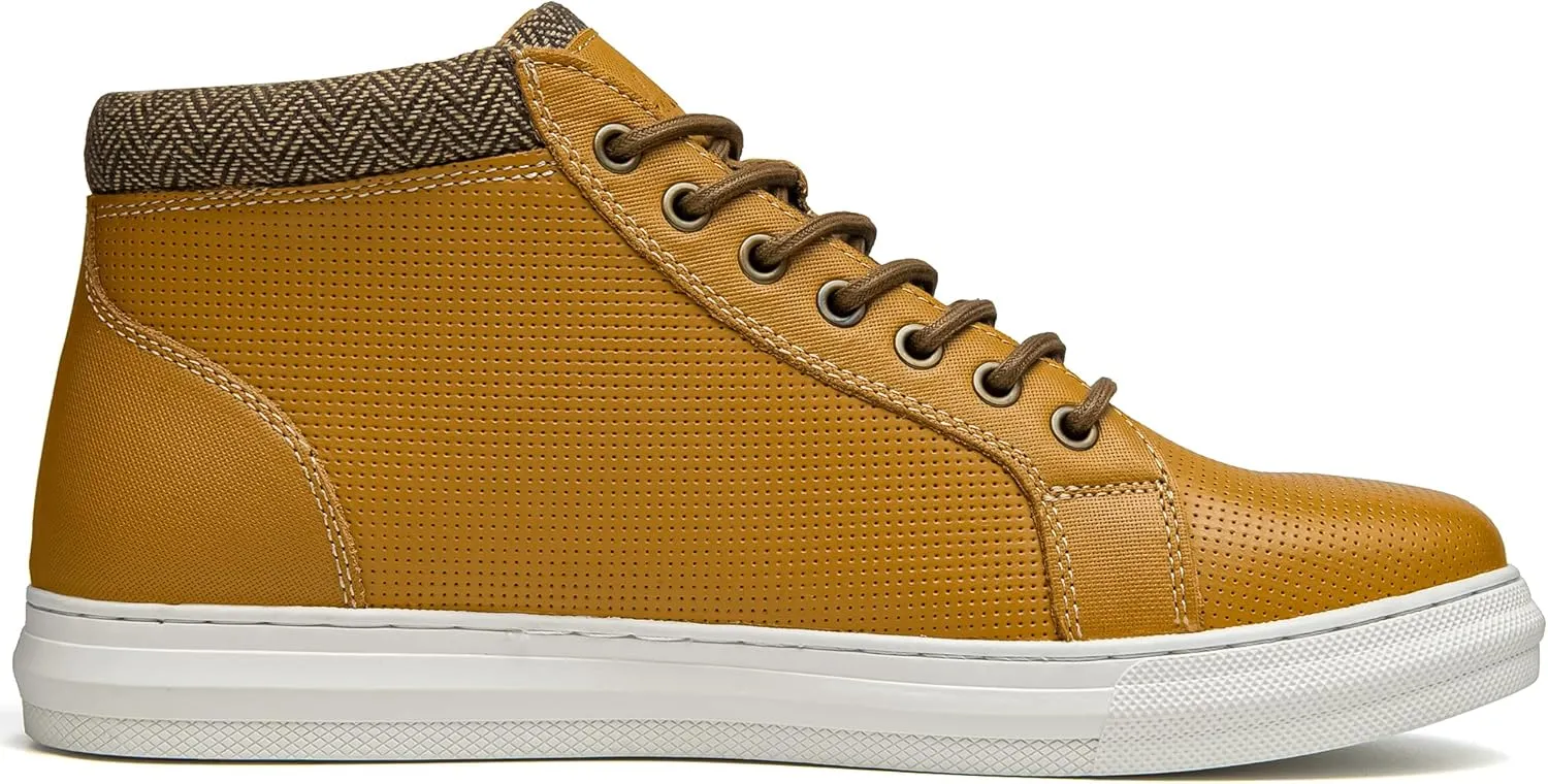 Arkbird Mens Leather Sneaker Fashion Classic Casual Chukka Ankle Boots for Men