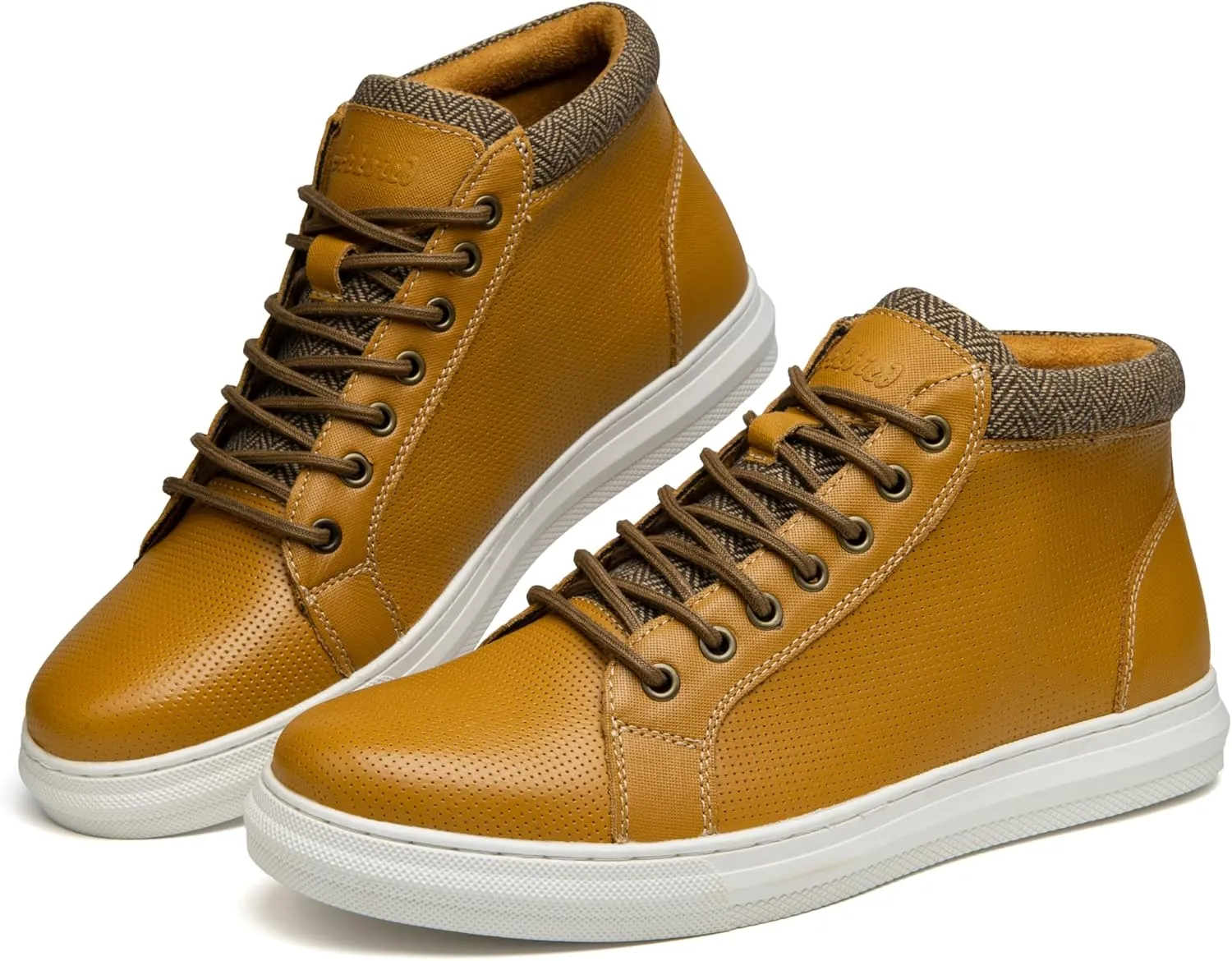 Arkbird Mens Leather Sneaker Fashion Classic Casual Chukka Ankle Boots for Men