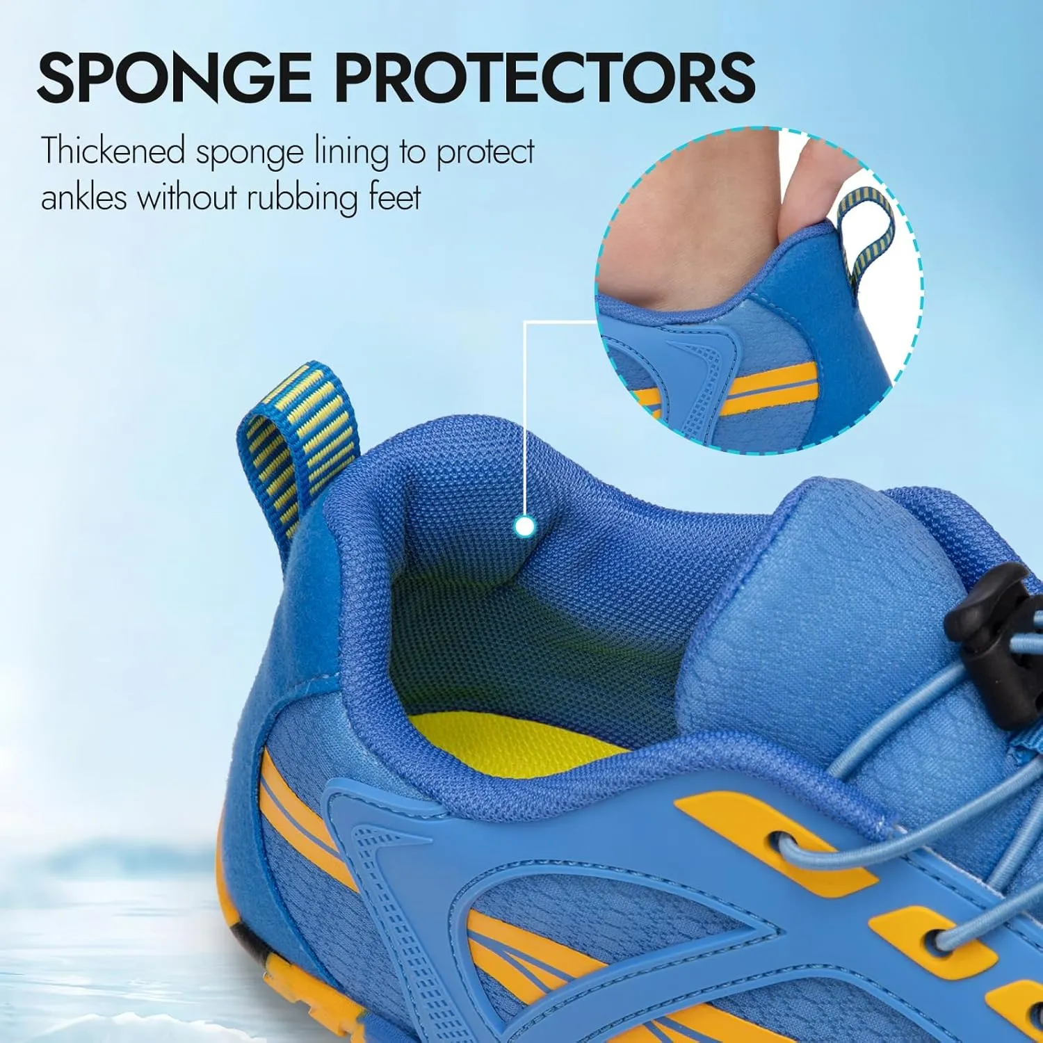 ATHMILE Barefoot Shoes Women Water Shoes Wide Toe Non-Slip Aqua Beach Quick-Dry for Swim Kayak Lake Pool River Hiking Surfing Boating Fishing Diving Cruise Ship Essentials