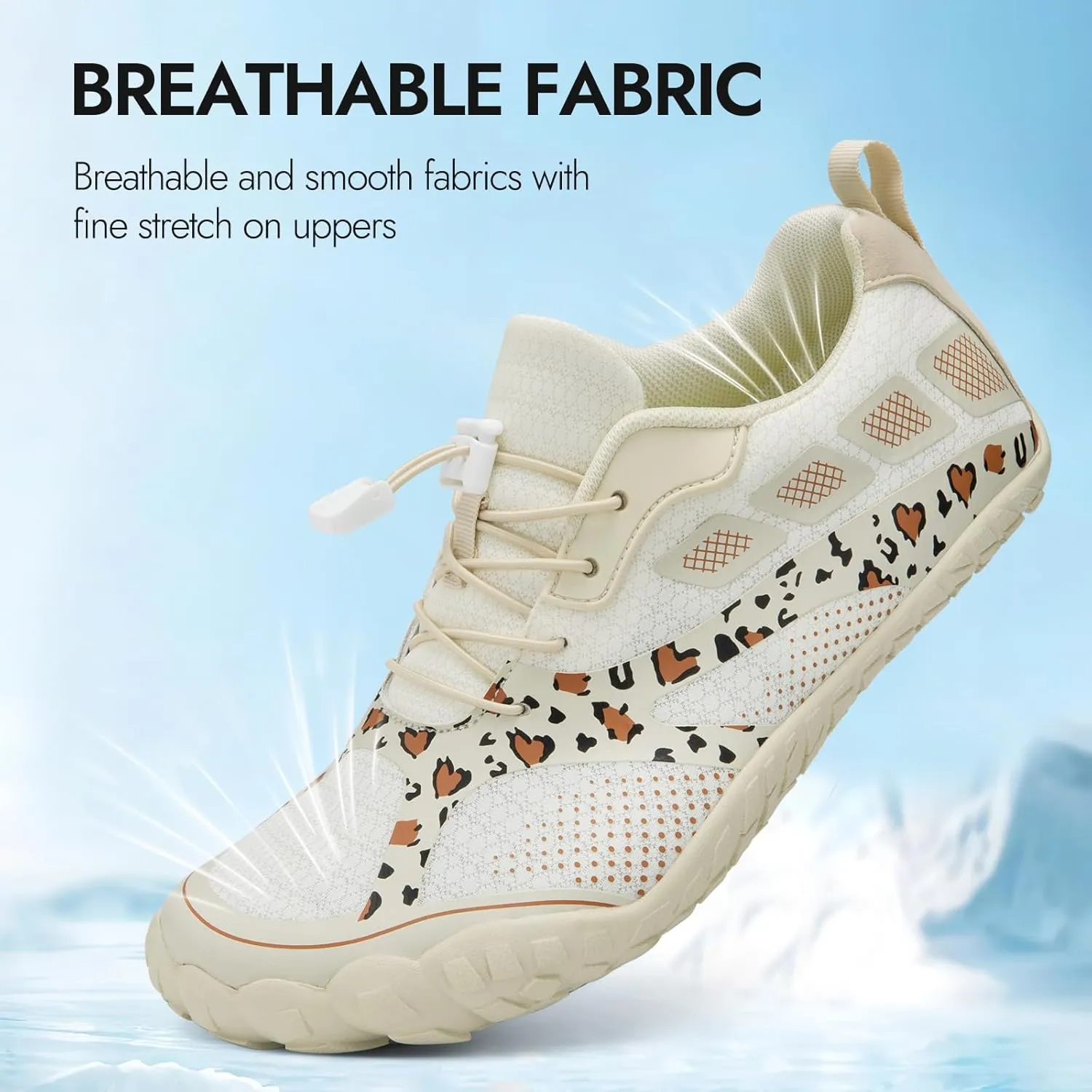 ATHMILE Barefoot Shoes Women Water Shoes Wide Toe Non-Slip Aqua Beach Quick-Dry for Swim Kayak Lake Pool River Hiking Surfing Boating Fishing Diving Cruise Ship Essentials
