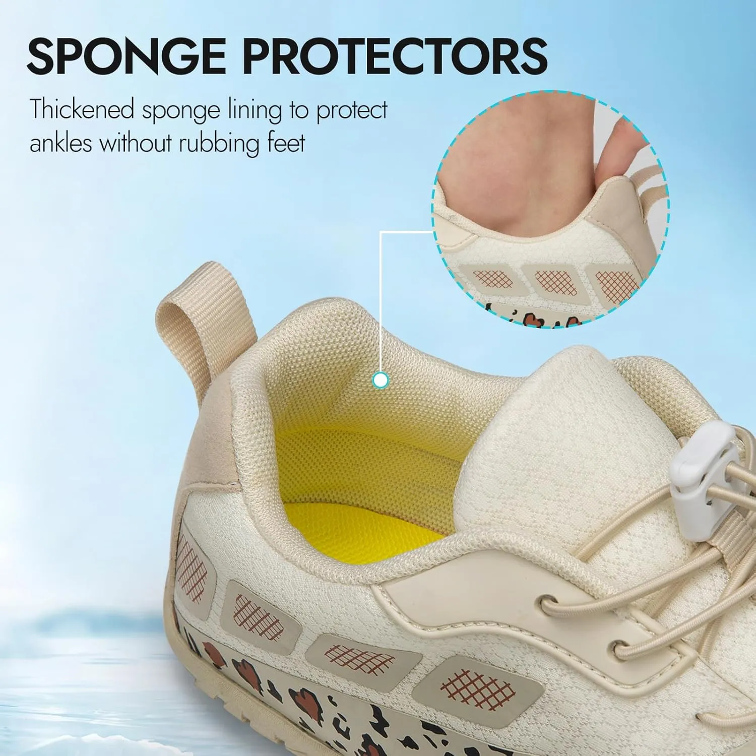 ATHMILE Barefoot Shoes Women Water Shoes Wide Toe Non-Slip Aqua Beach Quick-Dry for Swim Kayak Lake Pool River Hiking Surfing Boating Fishing Diving Cruise Ship Essentials