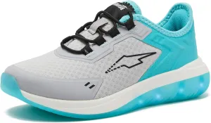 Avia Spark Slip On LED Light Up Boys and Girls Sneakers - Lightweight Tennis, Athletic, Kids and Toddler Light Up Shoes for Girls and Boys - Little Kid Shoes Size 11-3