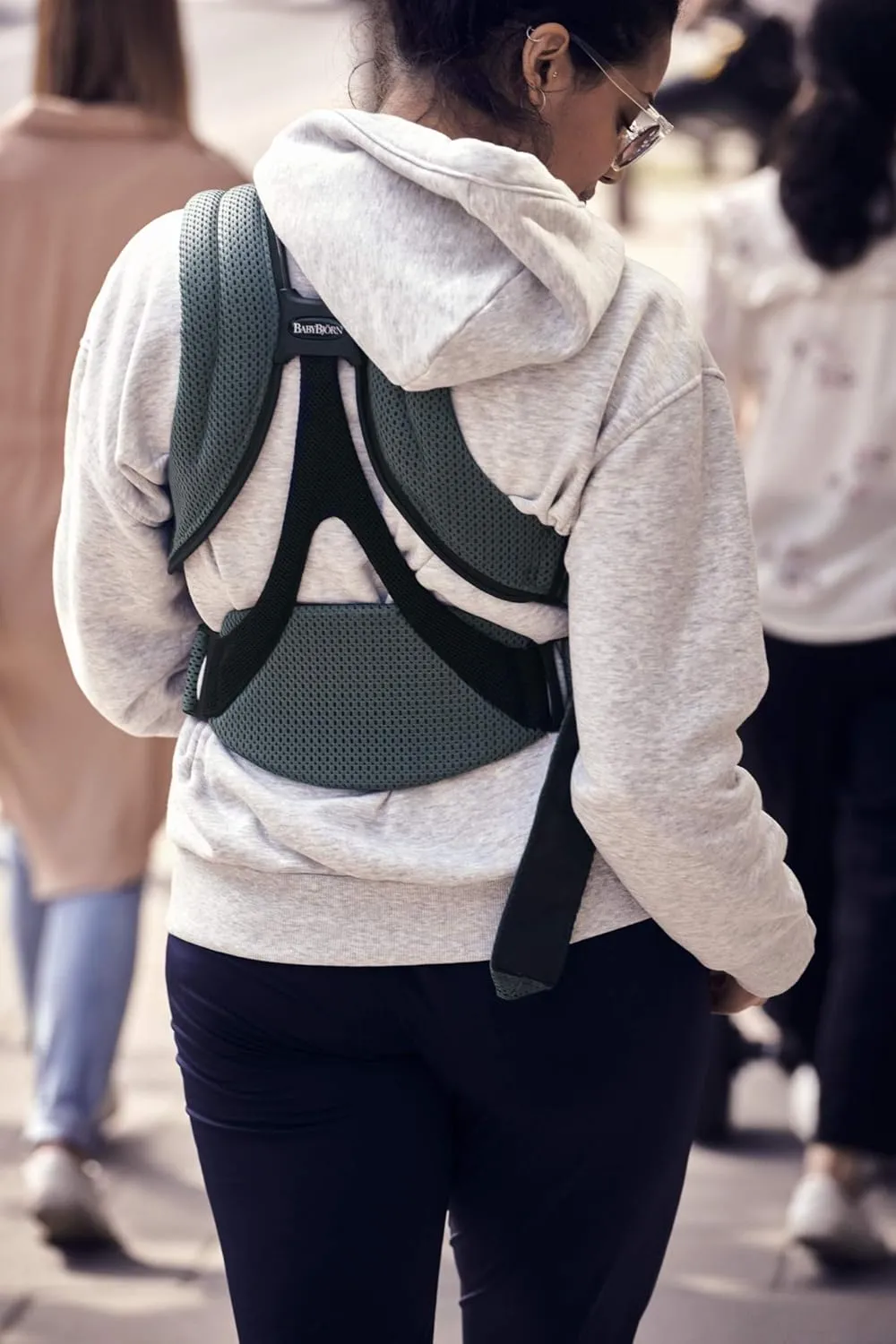 BabyBjörn Baby Carrier Free, 3D mesh, Sage Green
