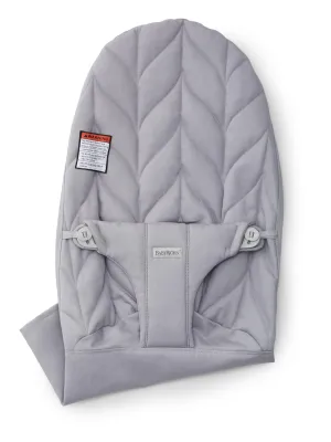 BabyBjörn Fabric Seat for Bouncer, Cotton, Petal Quilt, Light Gray
