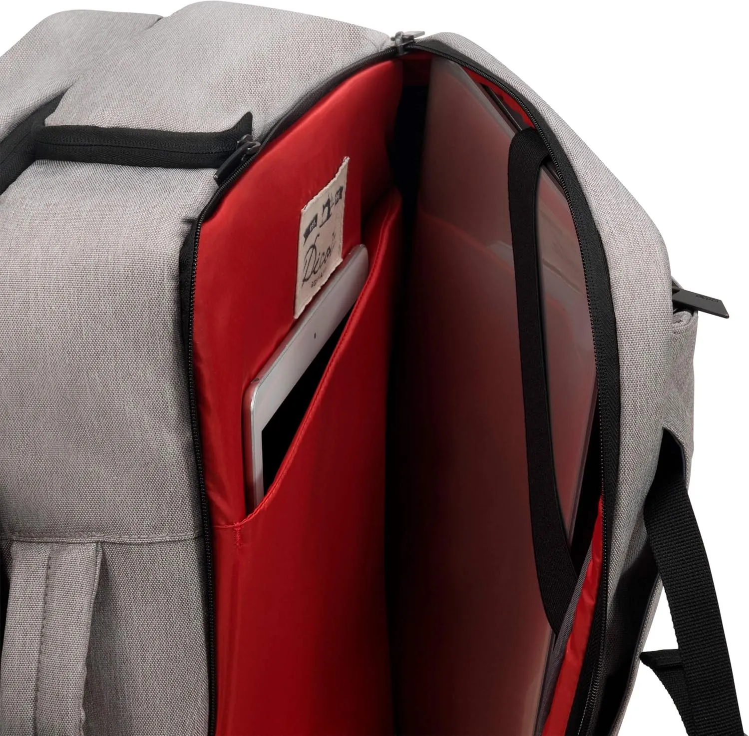 Backpack, Light Grey, 15.6