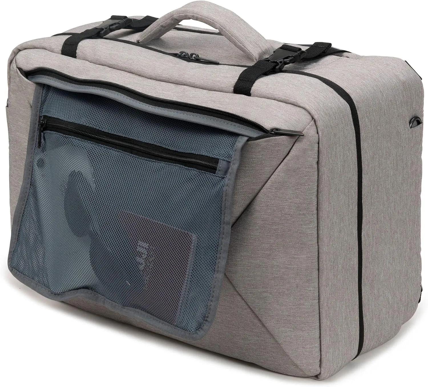 Backpack, Light Grey, 15.6
