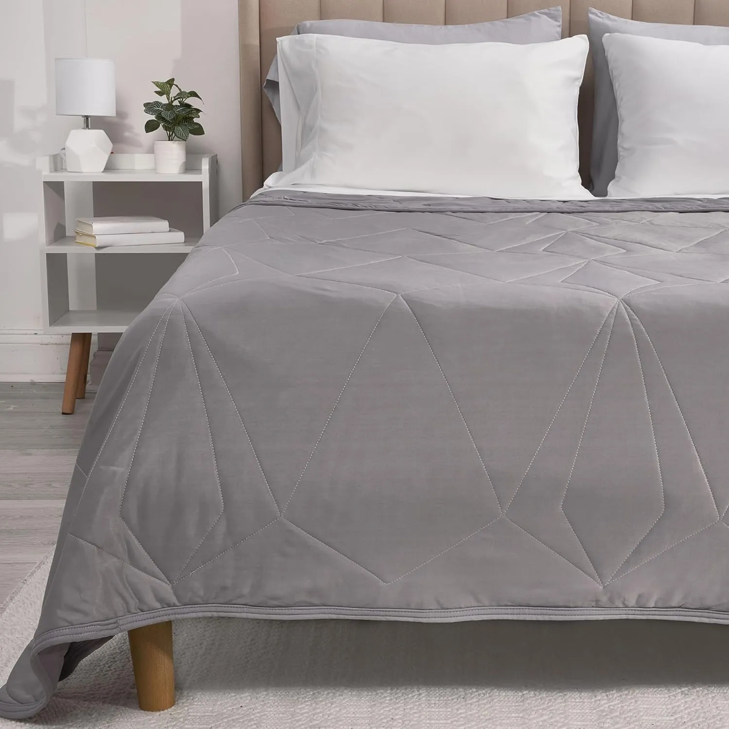 Bedgear Cooling Blanket for Hot Sleepers- Queen Size - Instant Cooling Fabric and Moisture Wicking Bedding, Soft Lightweight Blanket for All Seasons