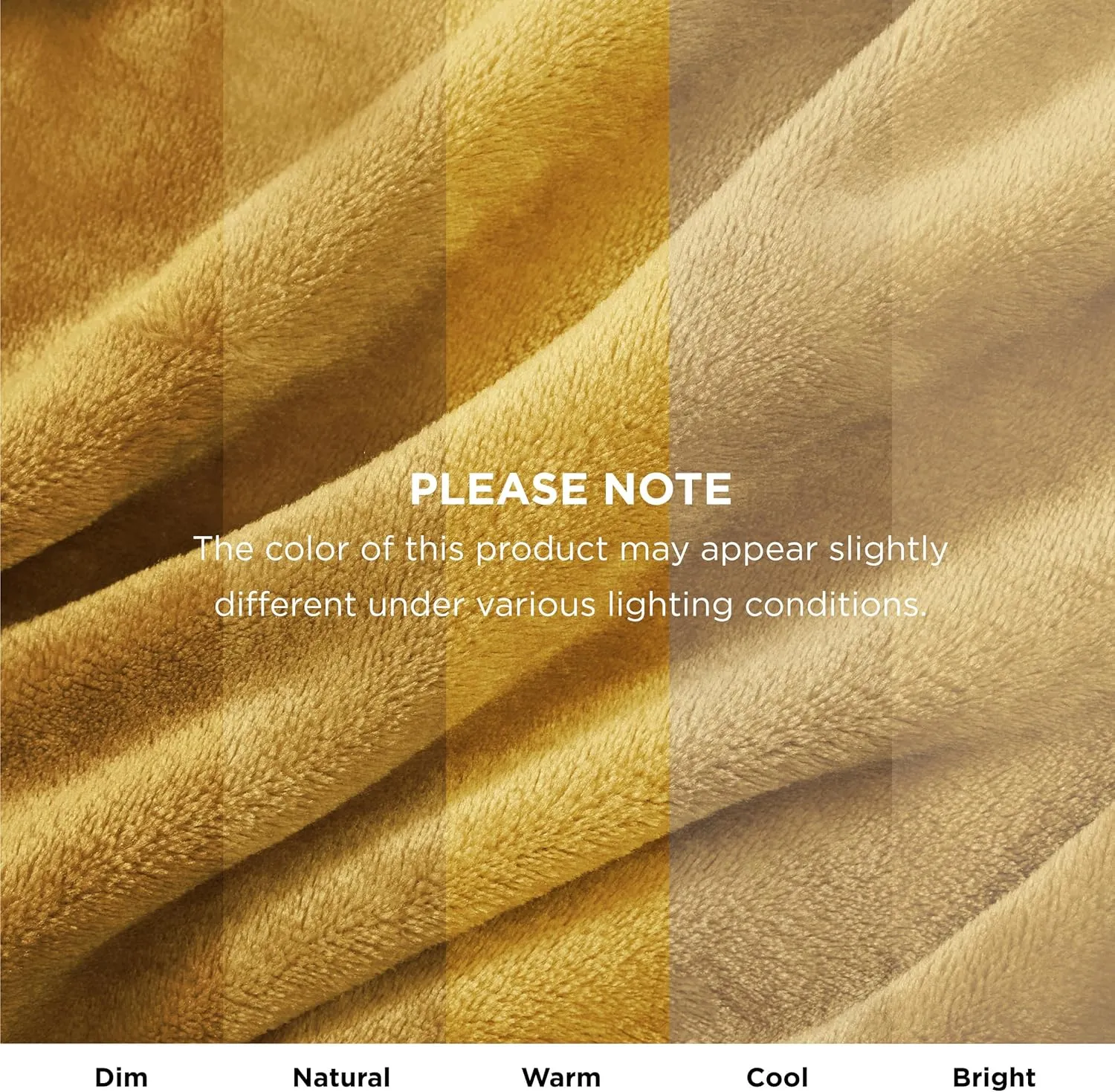 Bedsure Mustard Yellow Fleece Throw Blanket - 300GSM Blankets for Couch, Sofa, Bed, Soft Lightweight Plush Cozy Throws for Toddlers, 50x60 inches
