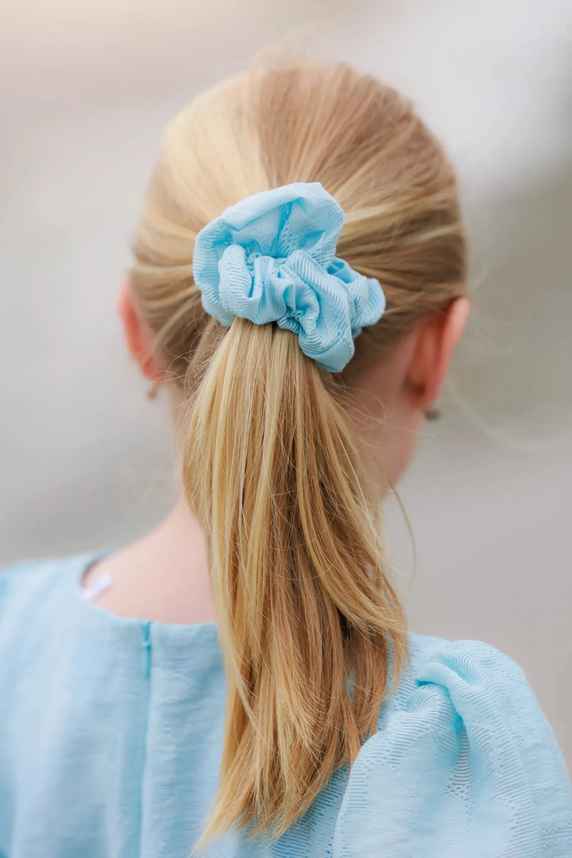 Belle Flower Barnekjole - Airy Blue