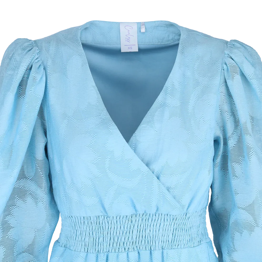 Belle Flower Maxikjole - Airy Blue