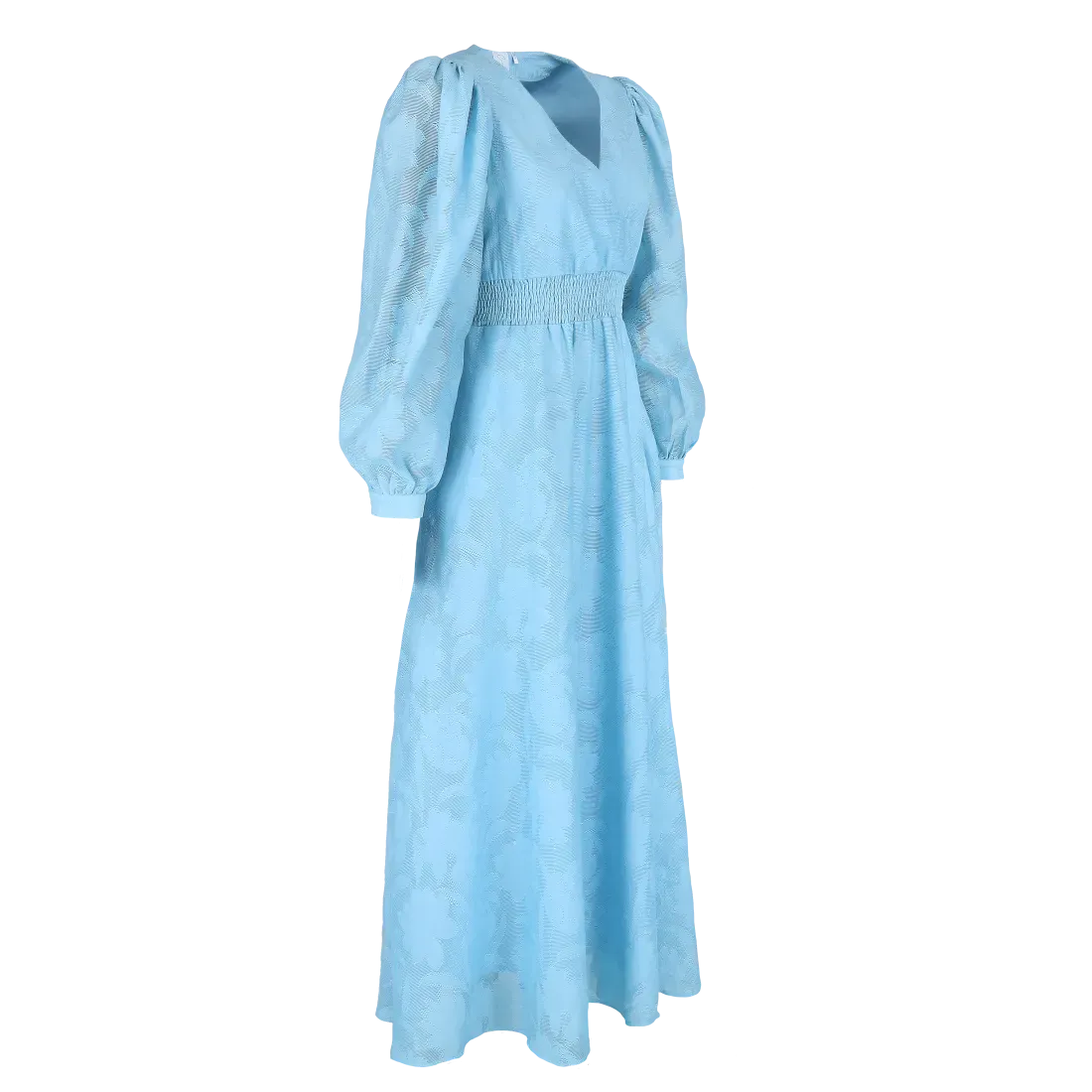 Belle Flower Maxikjole - Airy Blue