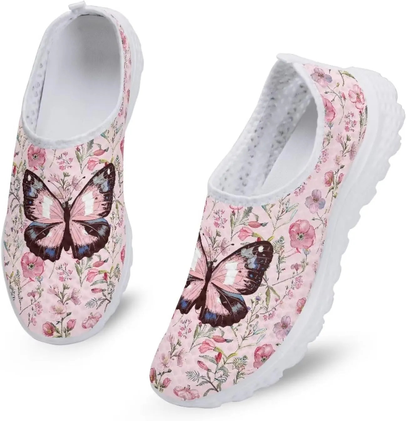 Biyejit Breathable Women Water Shoes Lightweight Outdoor Sport Slip On Sneakers