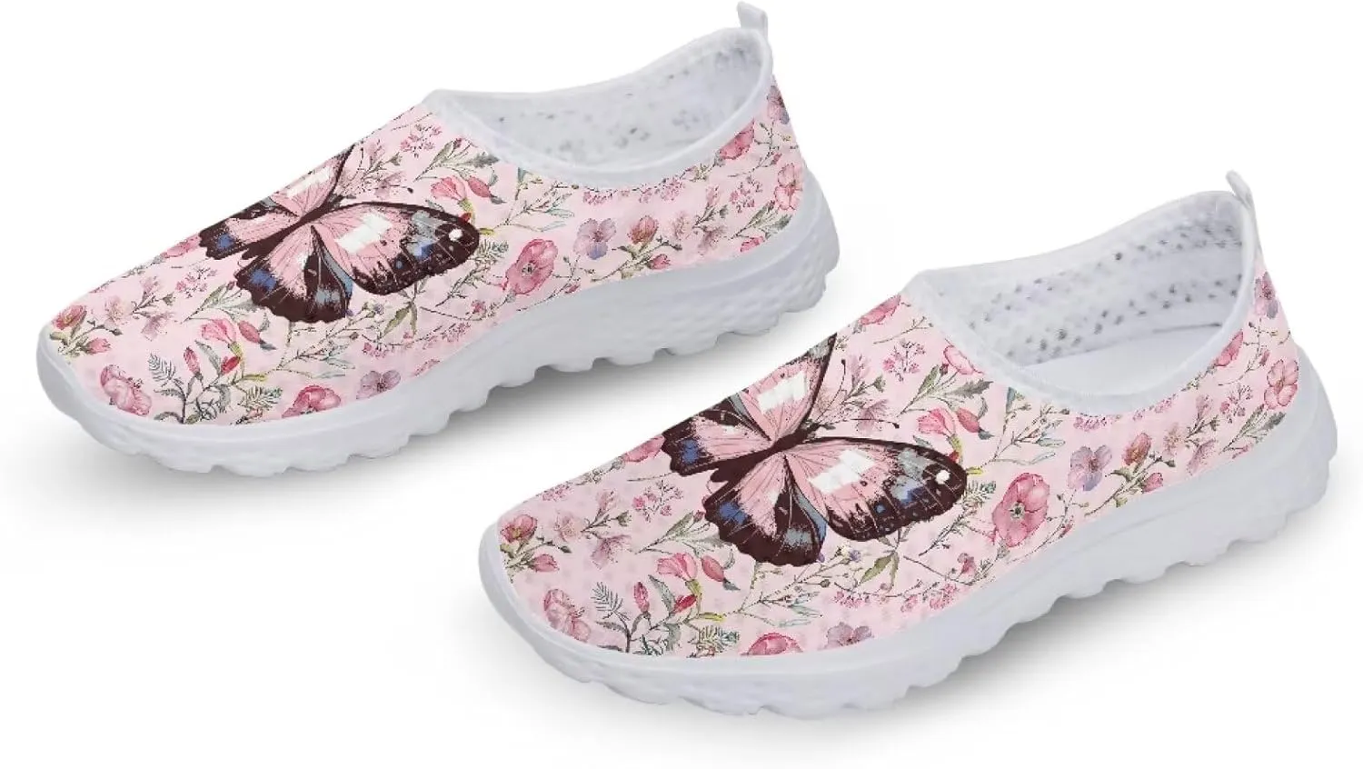 Biyejit Breathable Women Water Shoes Lightweight Outdoor Sport Slip On Sneakers