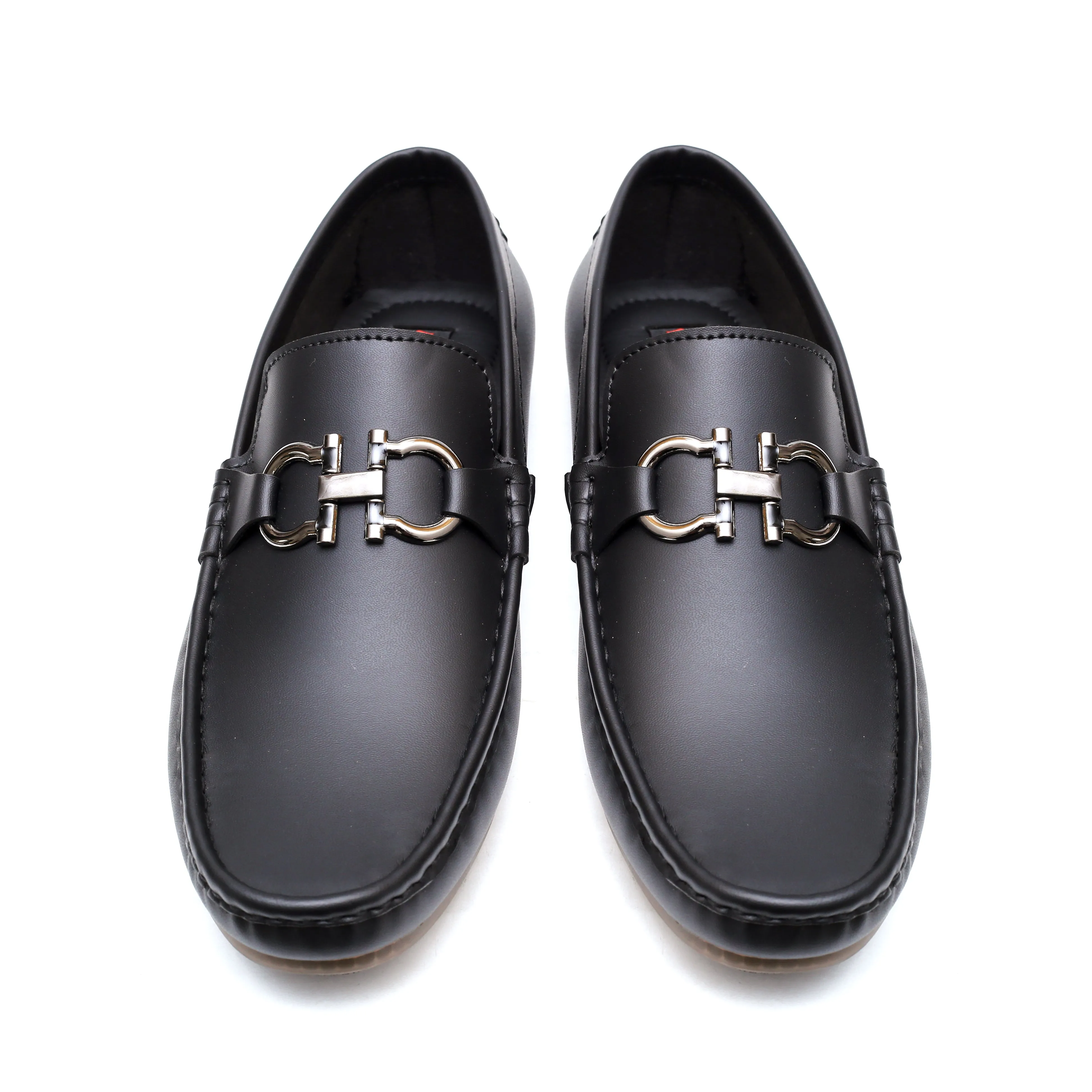 Black Mat  Buckle Loafer