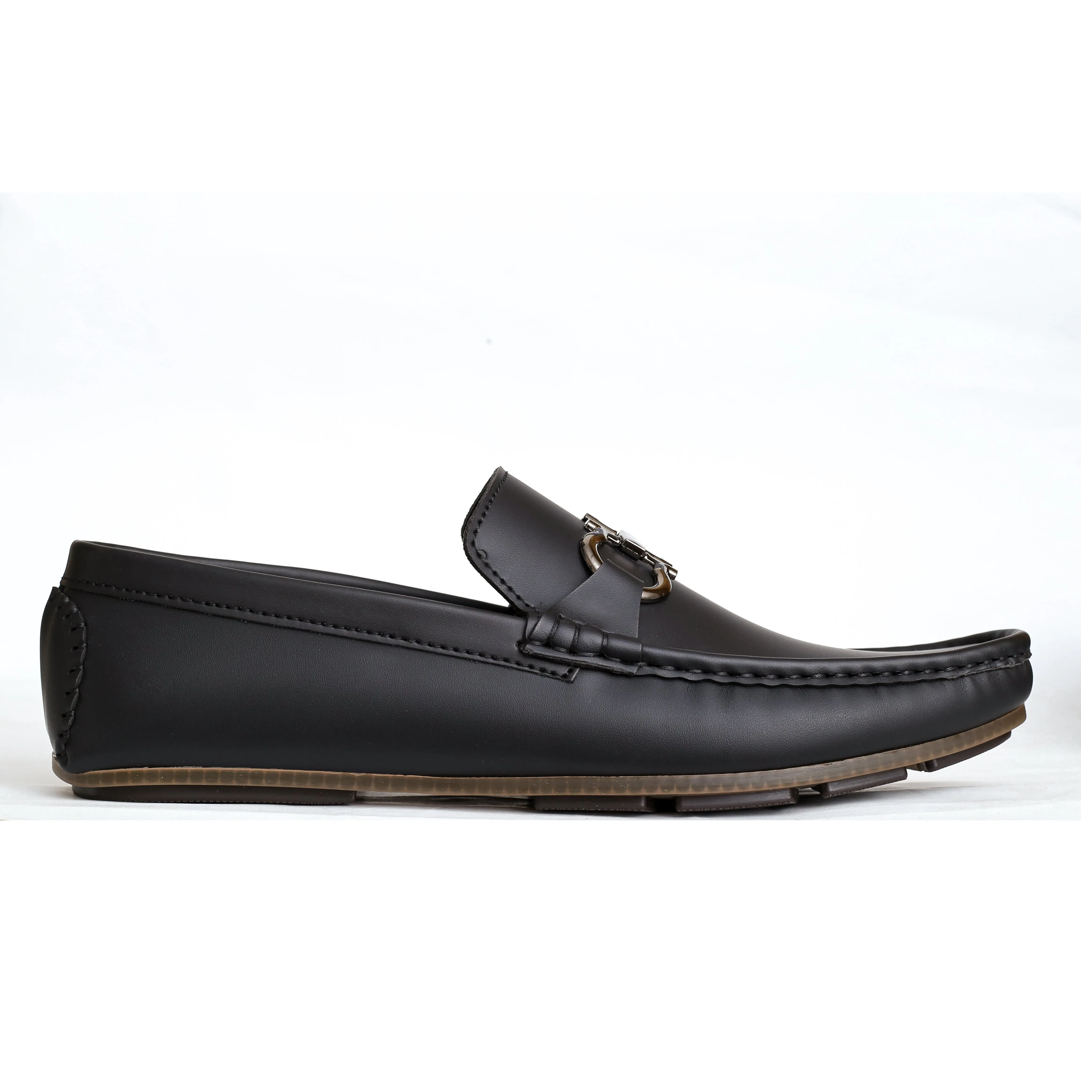 Black Mat  Buckle Loafer